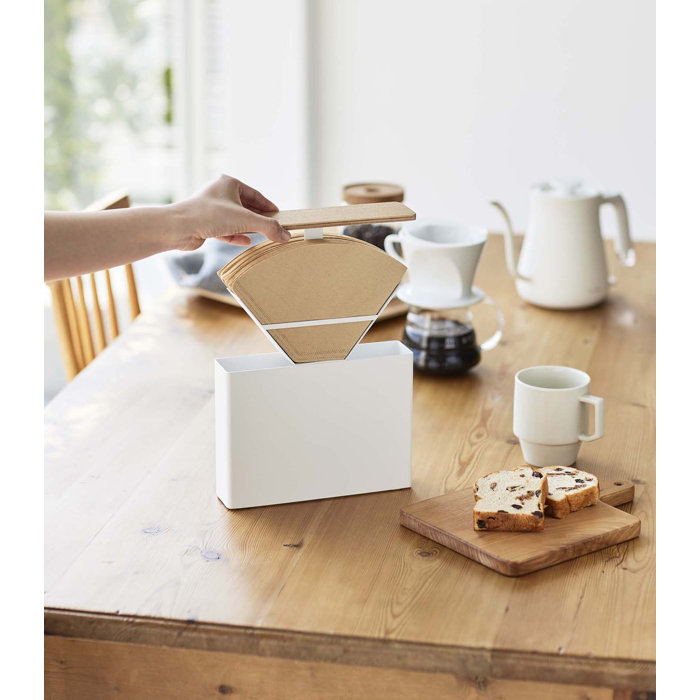 Yamazaki USA Tosca Yamazaki Home Wood Accent Coffee Pour over Filter